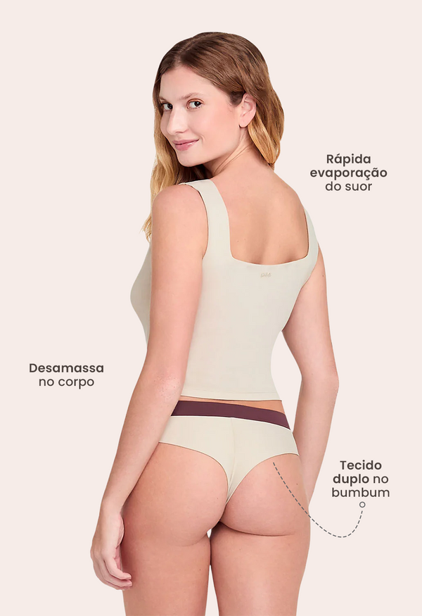 Calcinha Fio Duplo Light Nude
