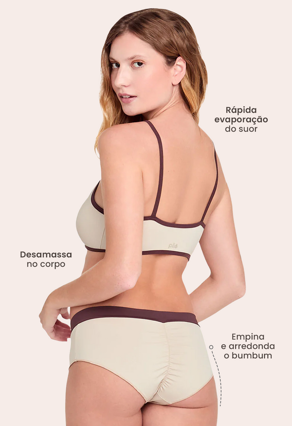 Calcinha Boxer Light Nude