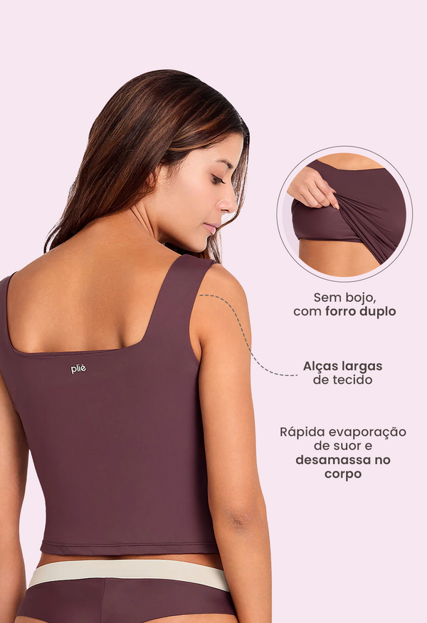 Camisete Regata Sem Bojo Frente Dupla Light Liquor