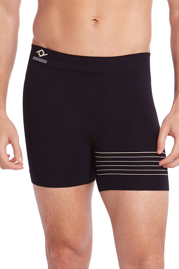 Cueca Boxer Microfibra Sem Costura Ivy Preto