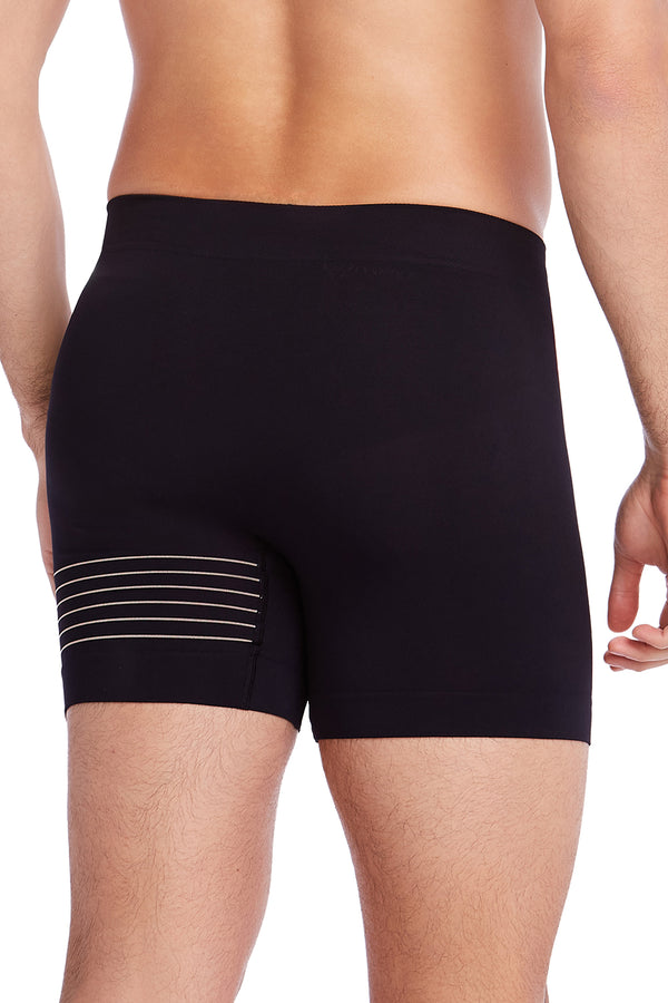Cueca Boxer Microfibra Sem Costura Ivy Preto