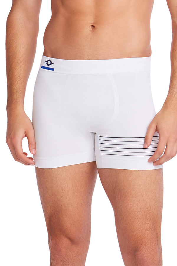 Cueca Boxer Microfibra Sem Costura Ivy Branco