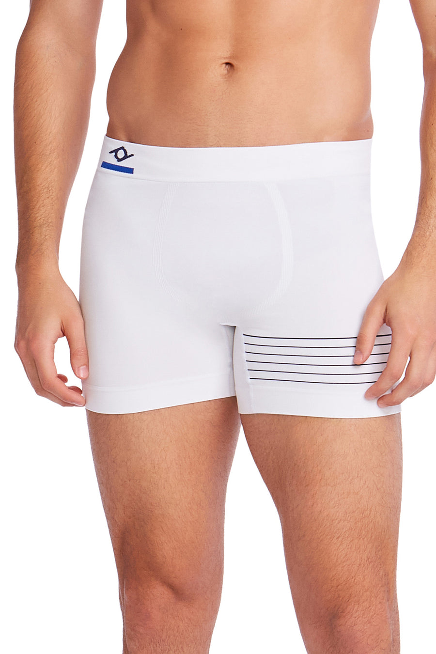 Cueca Boxer Microfibra Sem Costura Ivy Branco