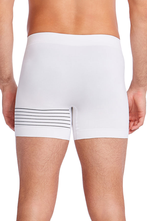 Cueca Boxer Microfibra Sem Costura Ivy Branco