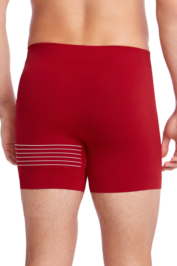 Cueca Boxer Microfibra Sem Costura Ivy Vermelho