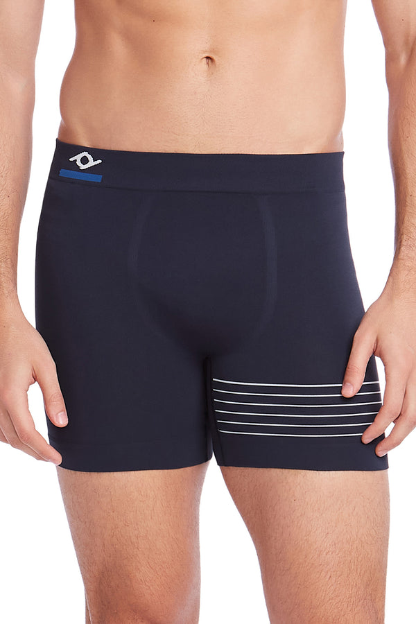 Cueca Boxer Microfibra Sem Costura Ivy Marinho