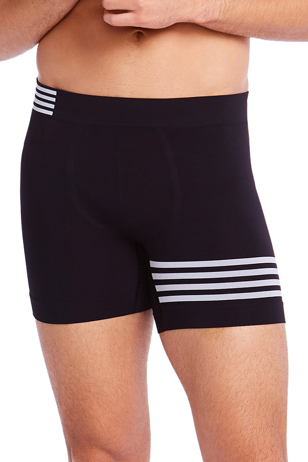 Cueca Boxer Microfibra Sem Costura Prime Preto