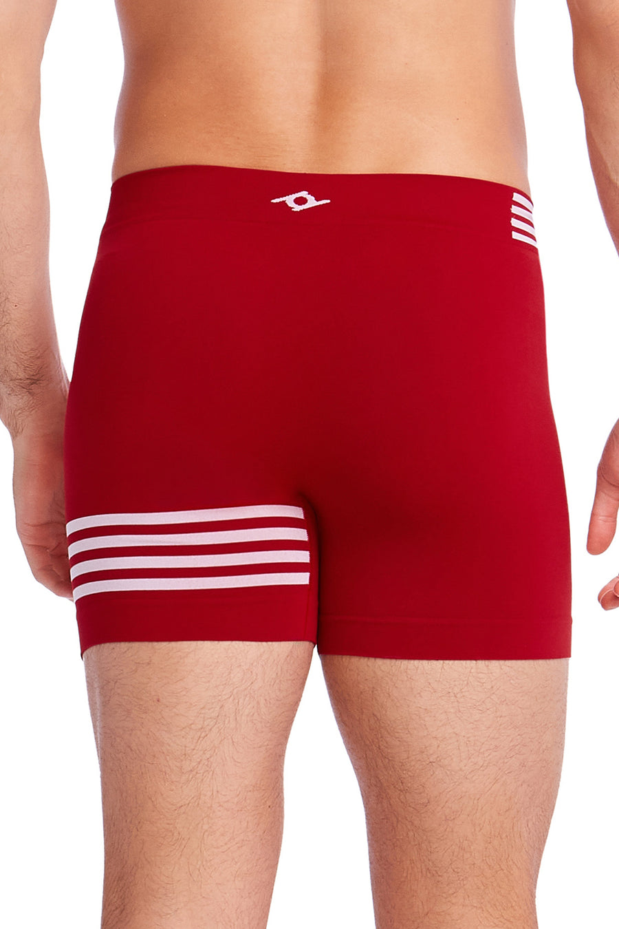 Cueca Boxer Microfibra Sem Costura Prime Vermelho