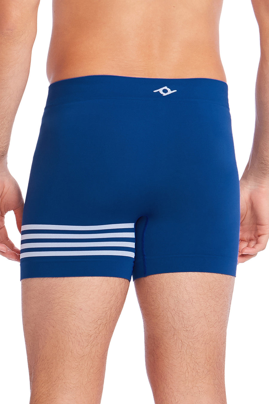 Cueca Boxer Microfibra Sem Costura Prime Azul