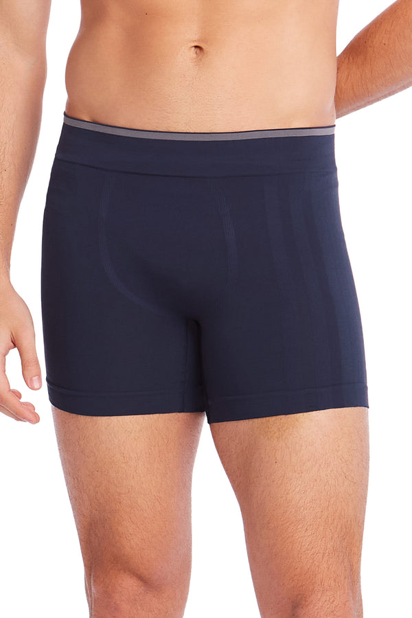 Cueca Boxer Microfibra Sem Costura Active Marinho