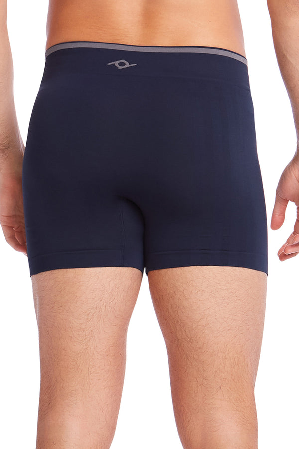 Cueca Boxer Microfibra Sem Costura Active Marinho