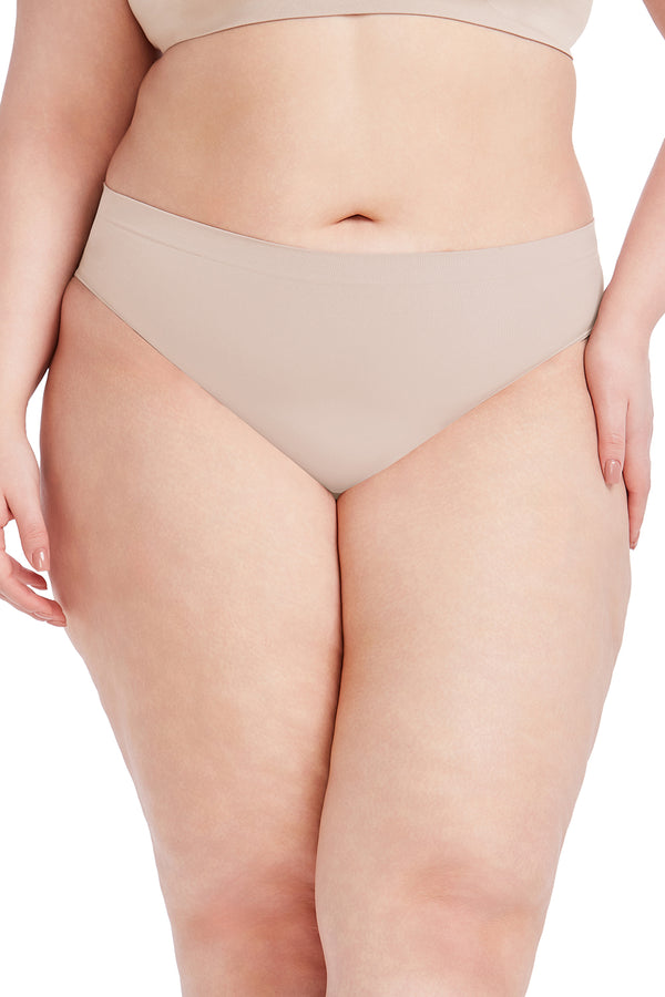 Calcinha Básica Cintura Média Com Fundo De Algodão Base