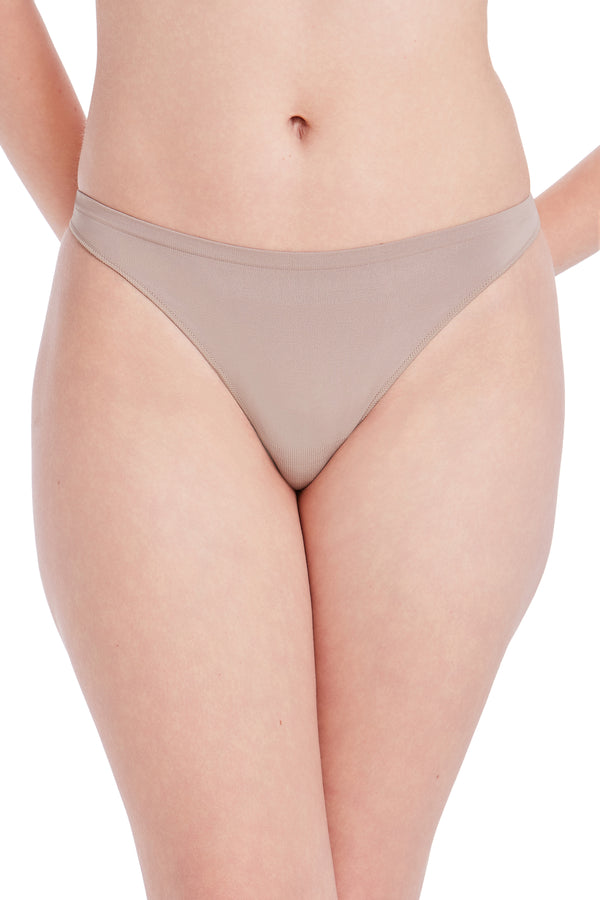 Calcinha Básica Fio Dental Com Fundo De Algodão Base
