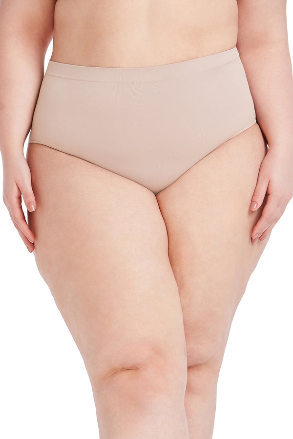 Calcinha Básica Cintura Alta Com Fundo De Algodão Base