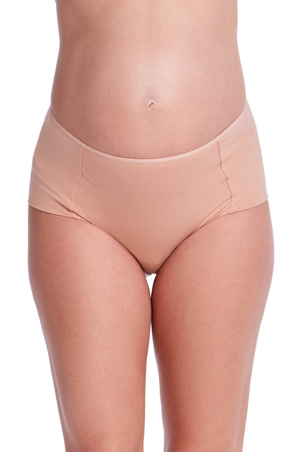 Calcinha Pós-Parto Tanga Cintura Média Linho
