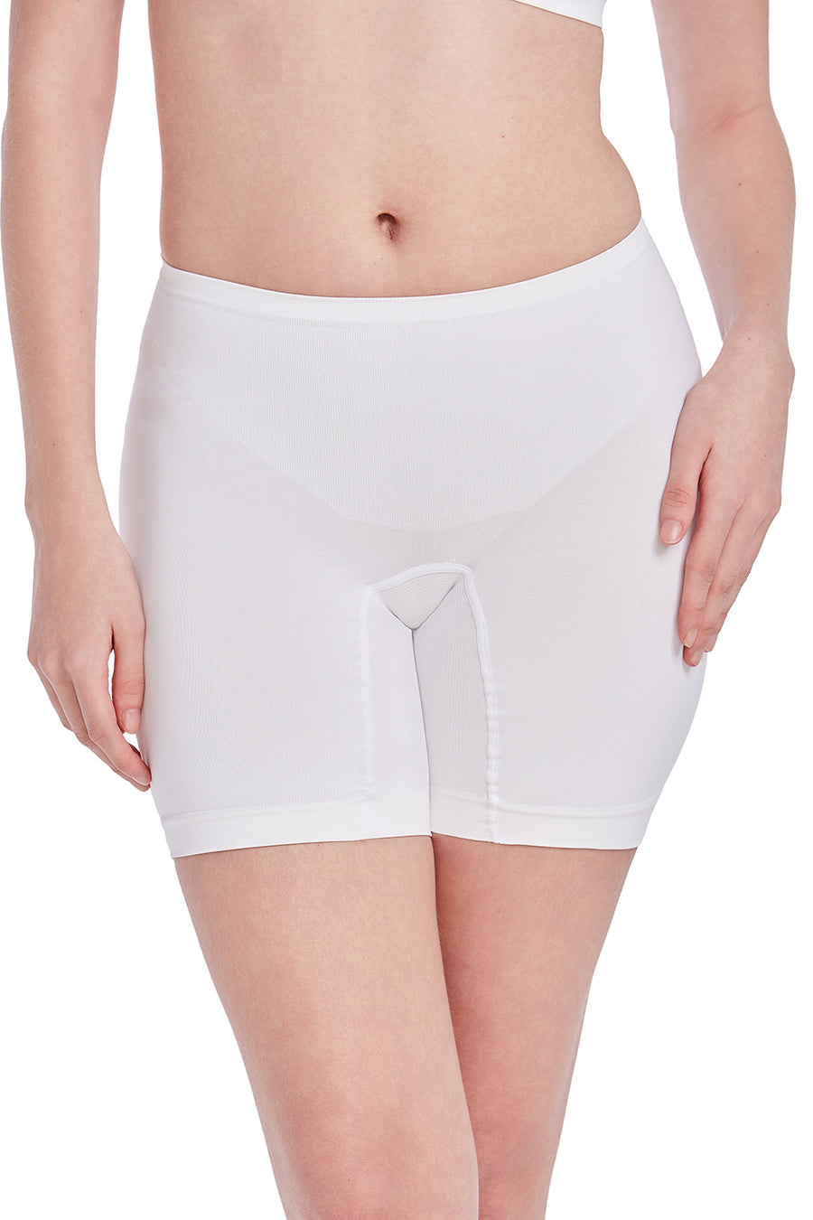 Bermuda Básica Super Conforto Cintura Média Branco