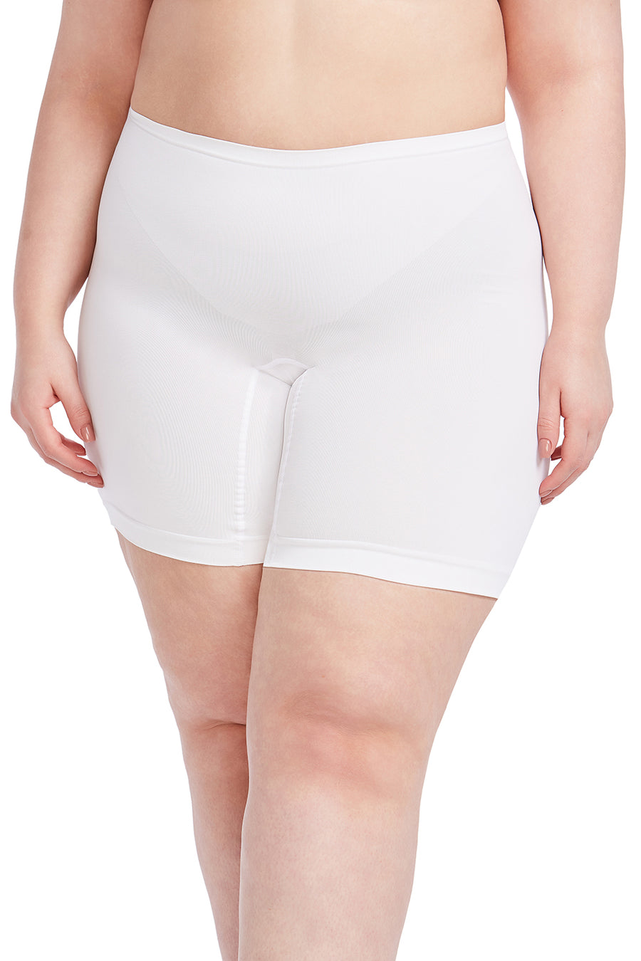 Bermuda Básica Super Conforto Cintura Média Branco