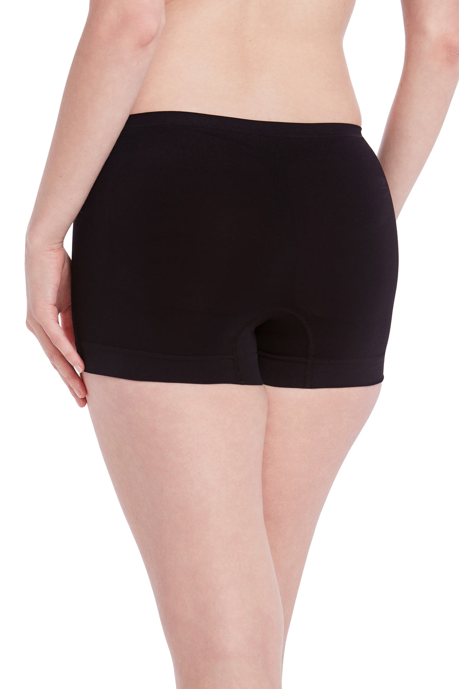 Shorts Básico Com Fundo De Algodão Preto