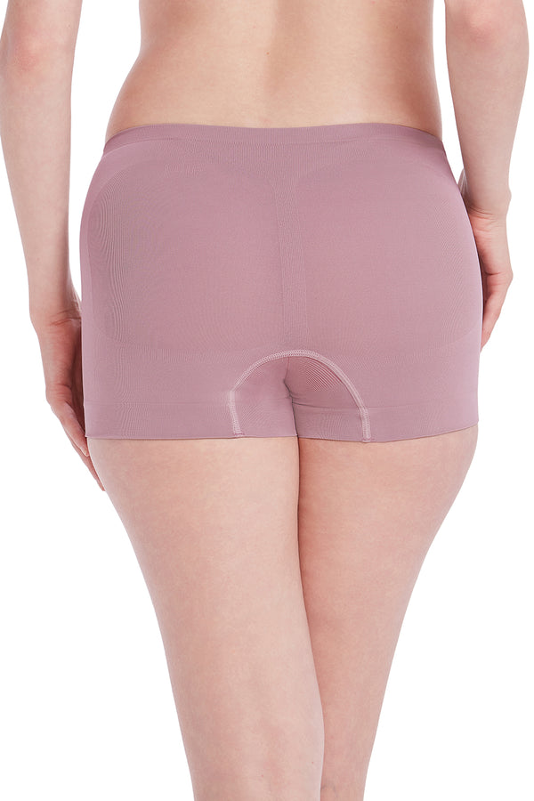 Calcinha Básica Boxer Com Fundo De Algodão Lilac