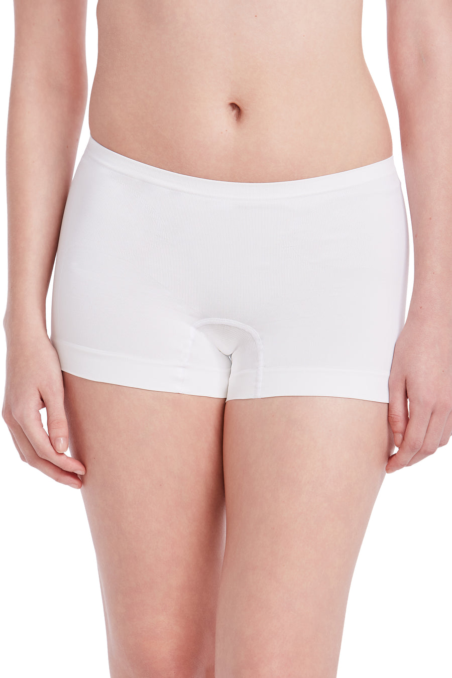Shorts Básico Com Fundo De Algodão Branco