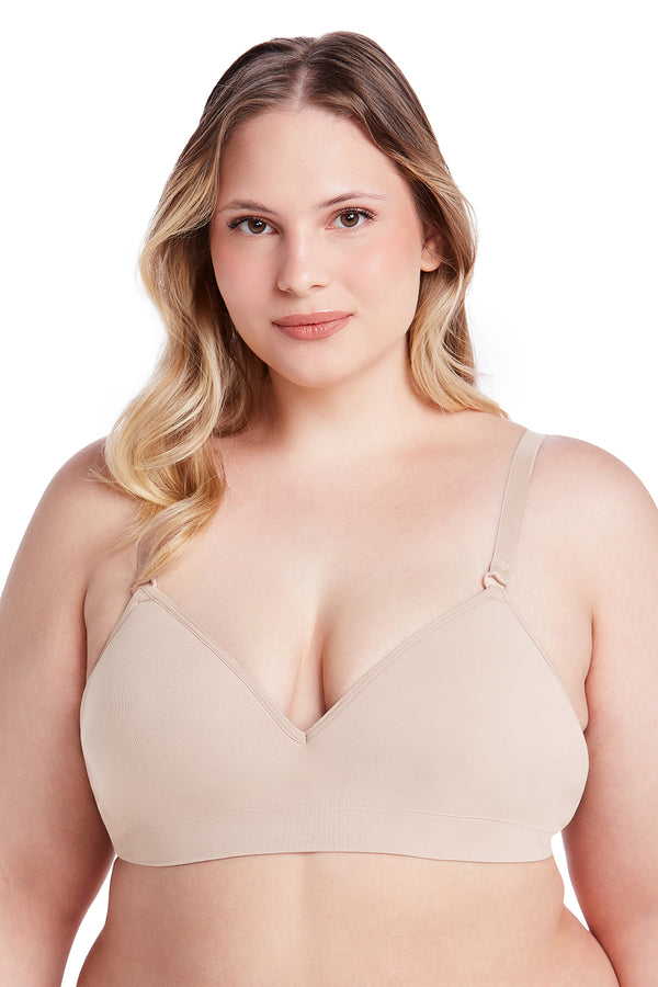 Sutiã Triângulo Com Bojo E Alças Transpassadas Ajustáveis Base