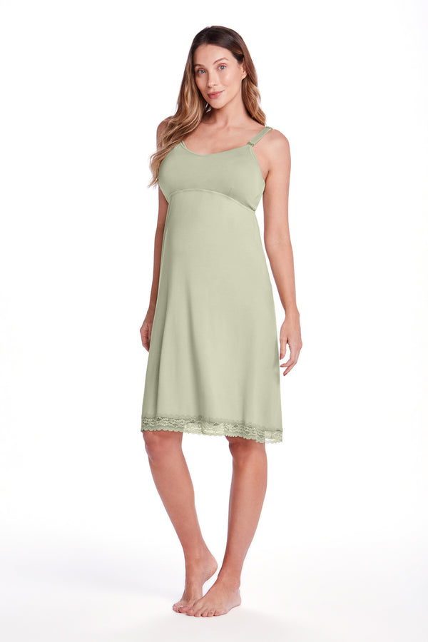 Camisola Amamentação Viscose Cidreira