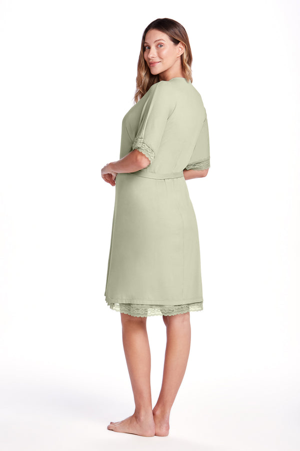 Robe Gestante Viscose Cidreira