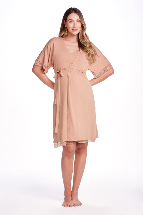 Robe Gestante Viscose Linho