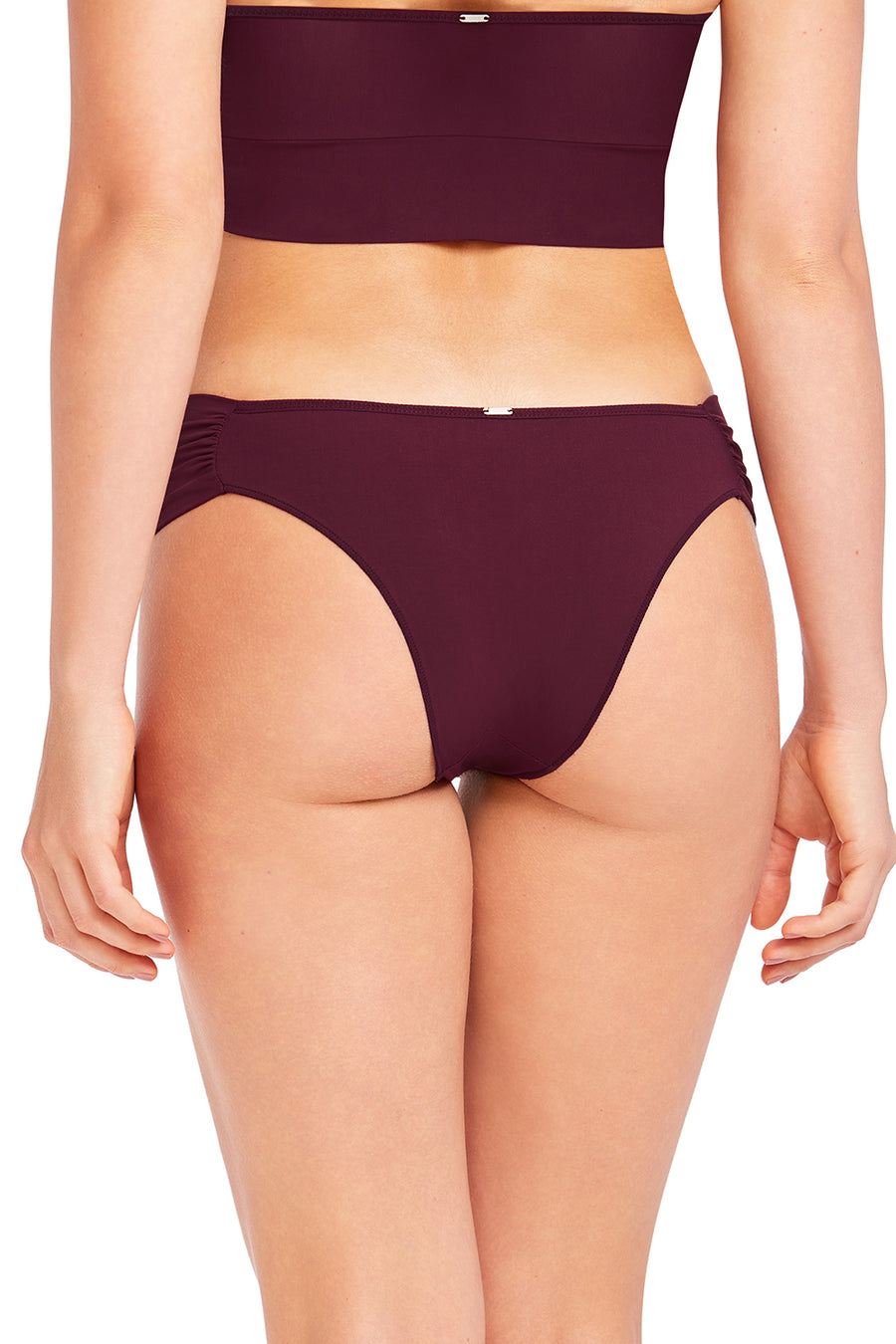 Calcinha Biquini Drapeada Basic Beauty Cereja