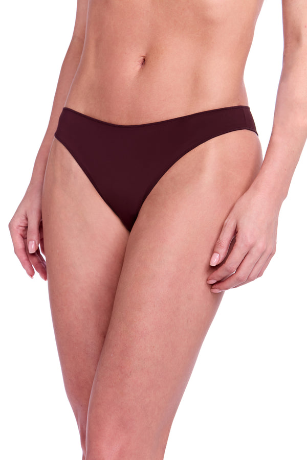 Calcinha Biquíni Reta Laterais Finas Macadâmia
