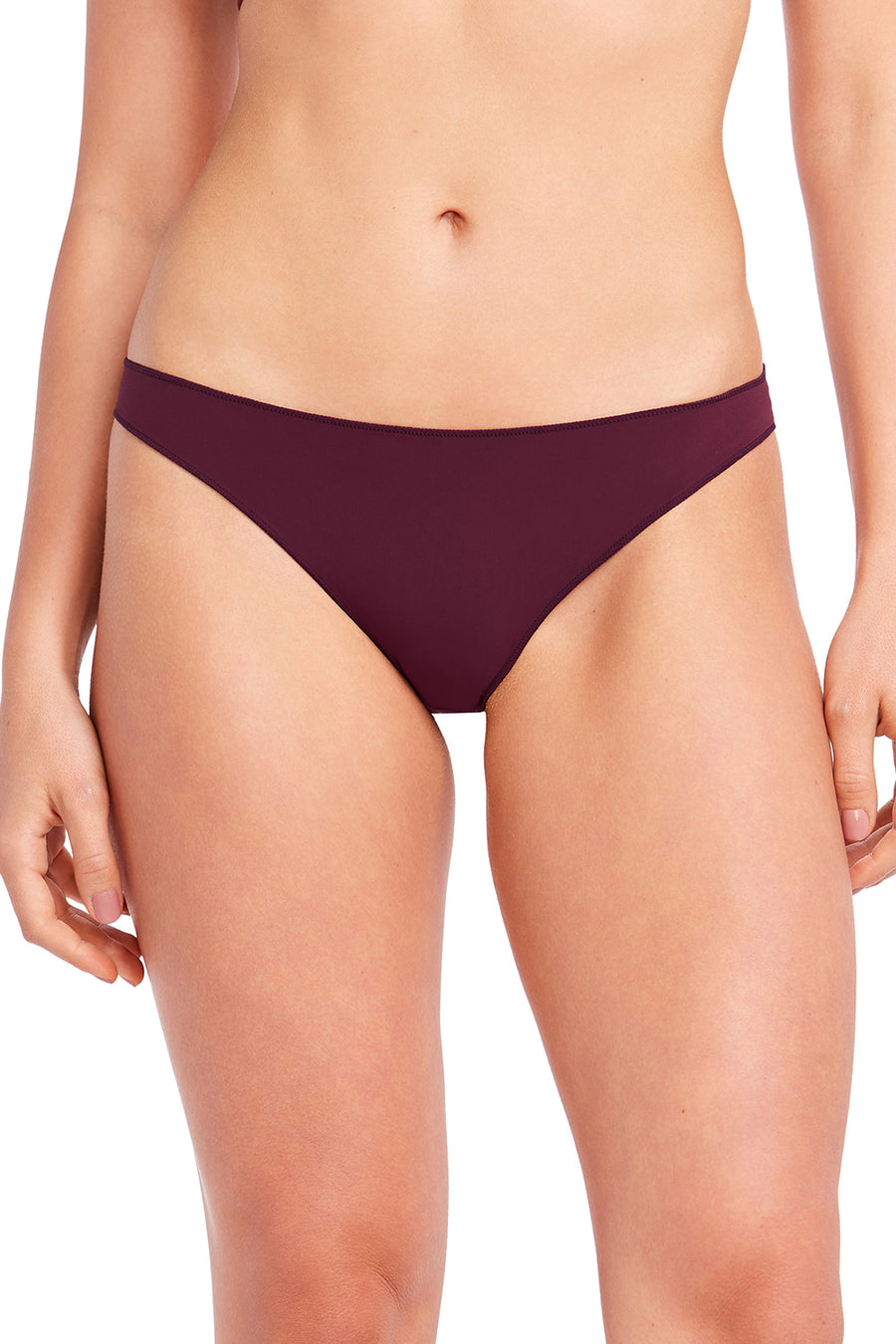 Calcinha Biquíni Reta Laterais Finas Basic Beauty Cereja