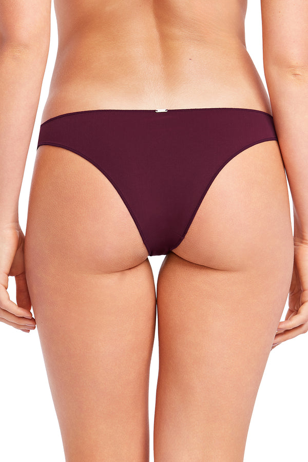 Calcinha Biquíni Reta Laterais Finas Cereja