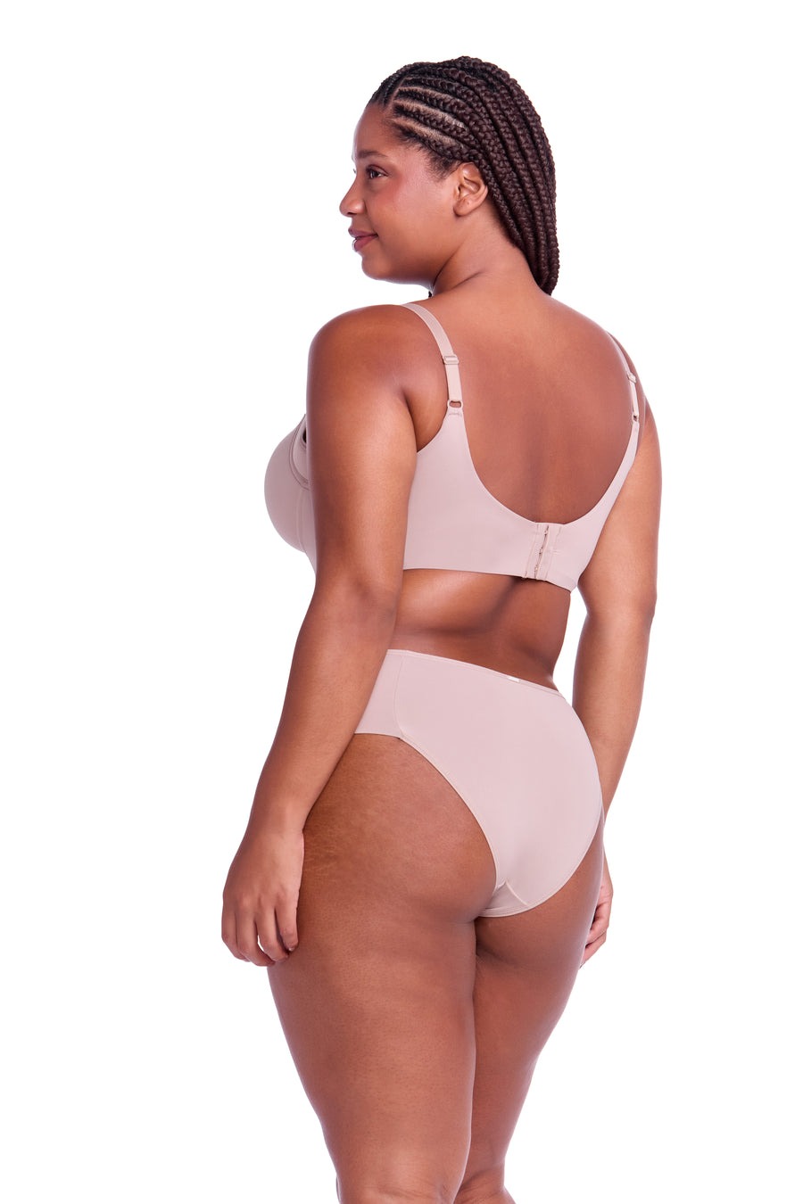 Sutiã Sustentação Com Bojo Sem Aro Basic Beauty Amêndoa