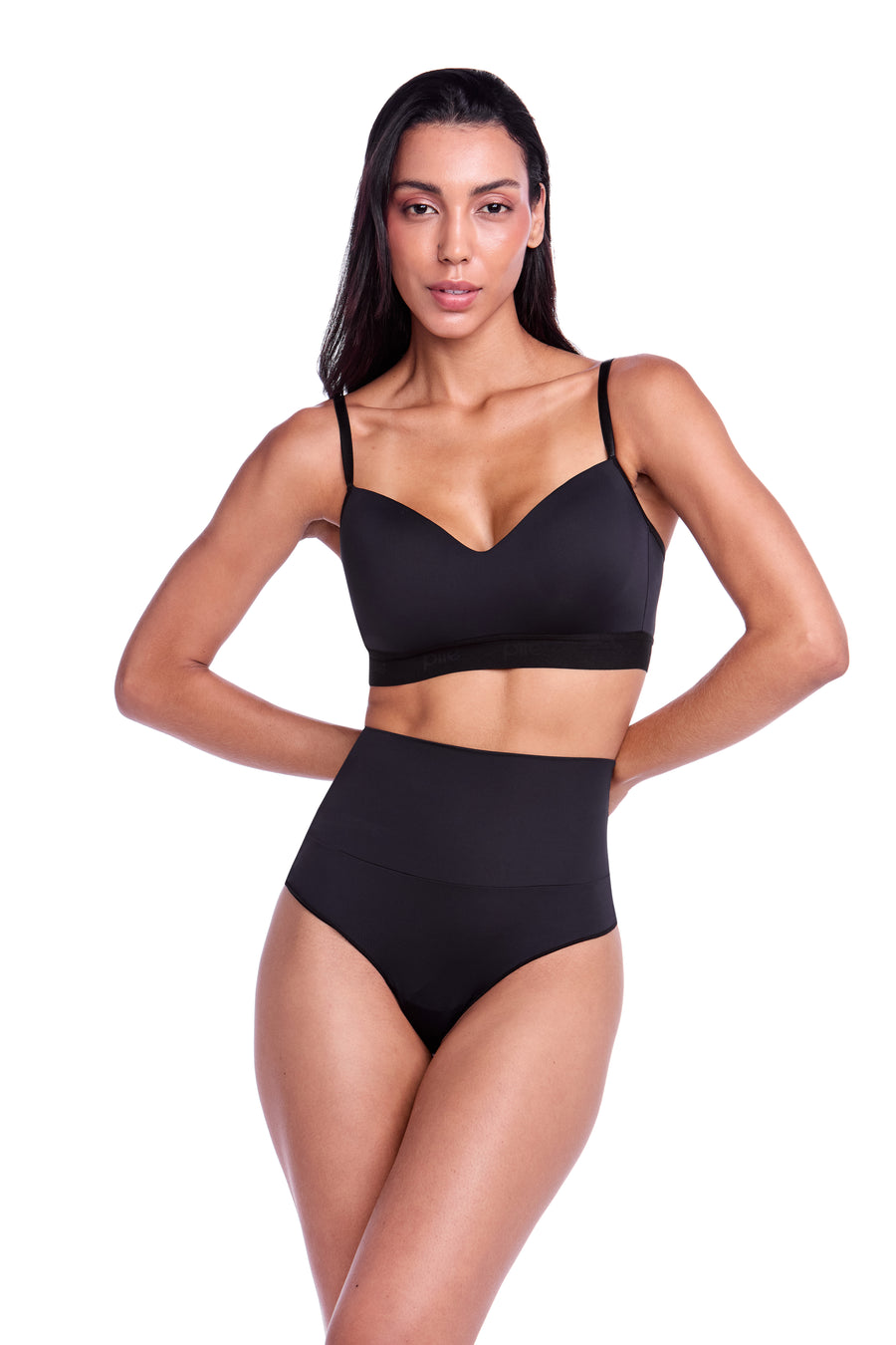 Sutiã Top Com Bojo Basic Beauty Preto