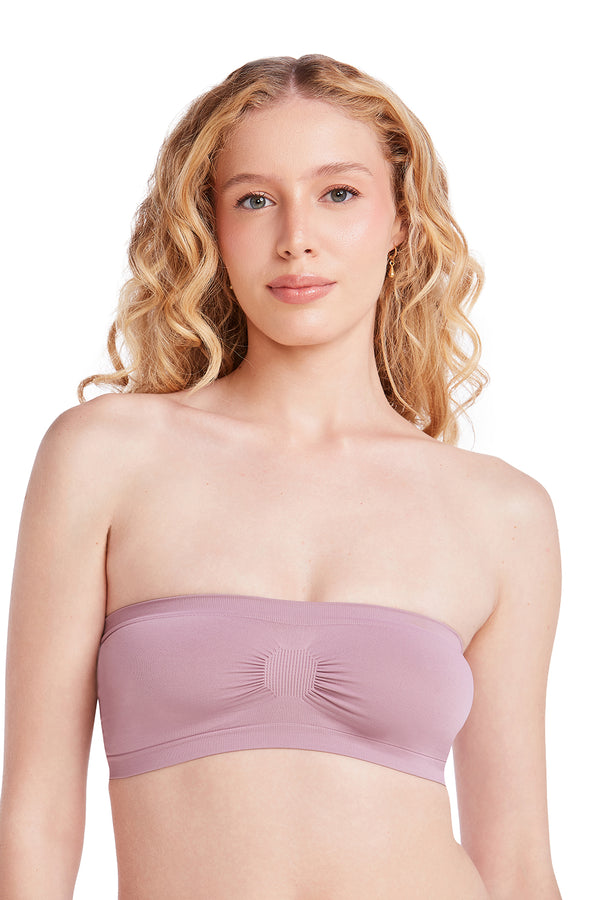 Top Faixa Tomara que Caia sem Bojo Lilac