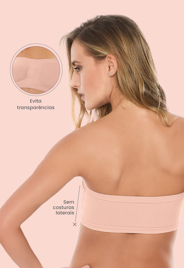 Top Faixa Tomara que Caia sem Bojo Balm