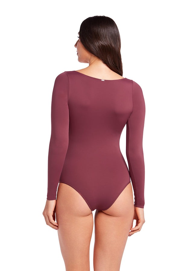Body Manga Longa Basic Beauty Tâmara