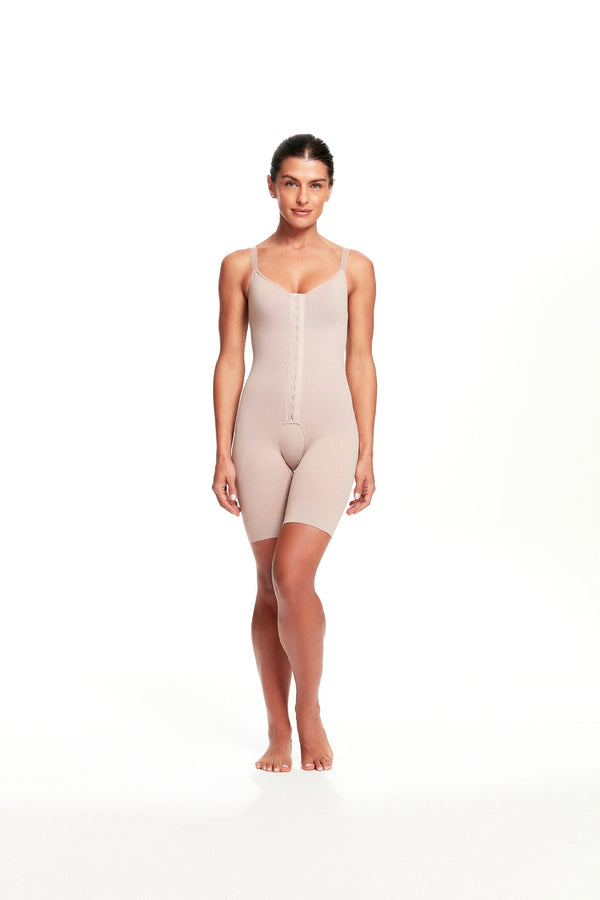 Macaquinho Pós-Cirúrgico Com Alça Regulável Média Compressão Base