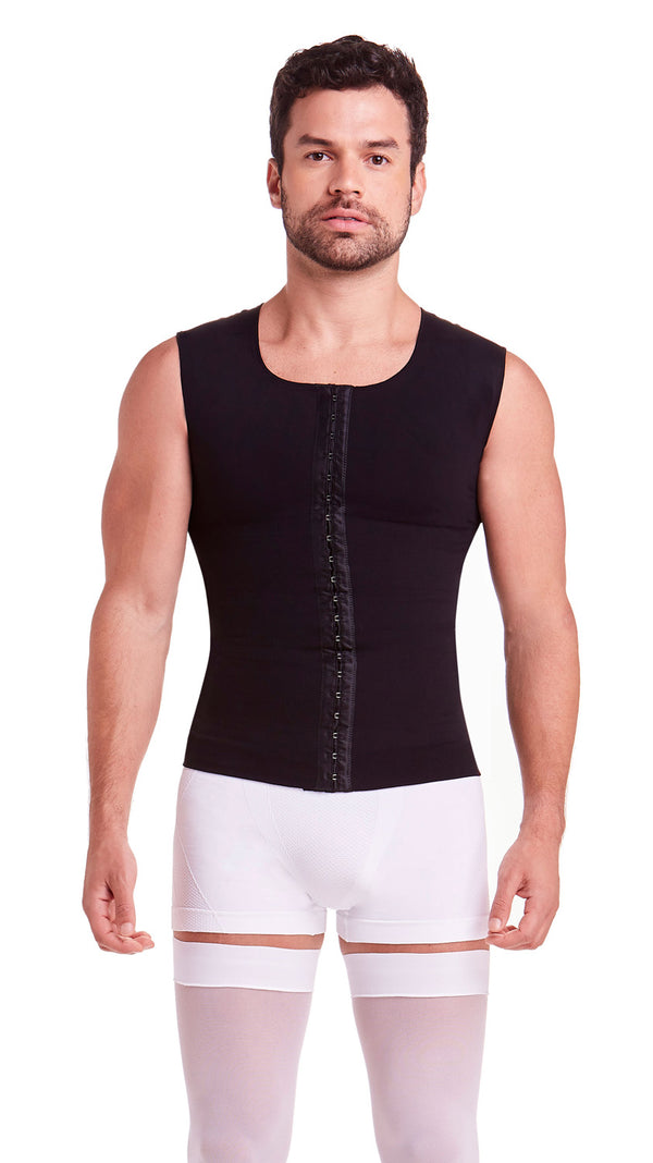 Colete Pós-Cirúrgico Unissex Preto