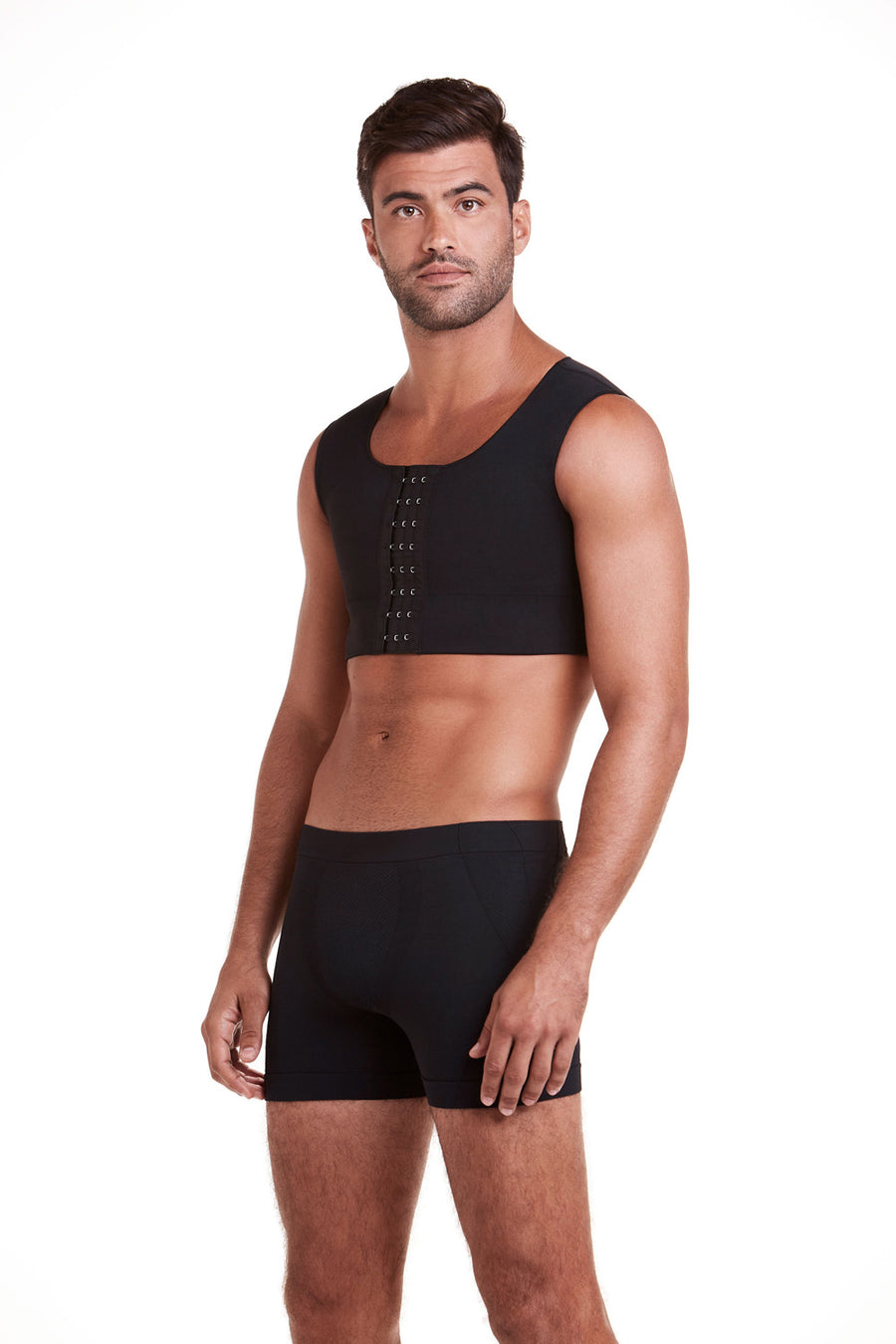Top Pós-Cirúrgico Masculino Alta Compressão Preto