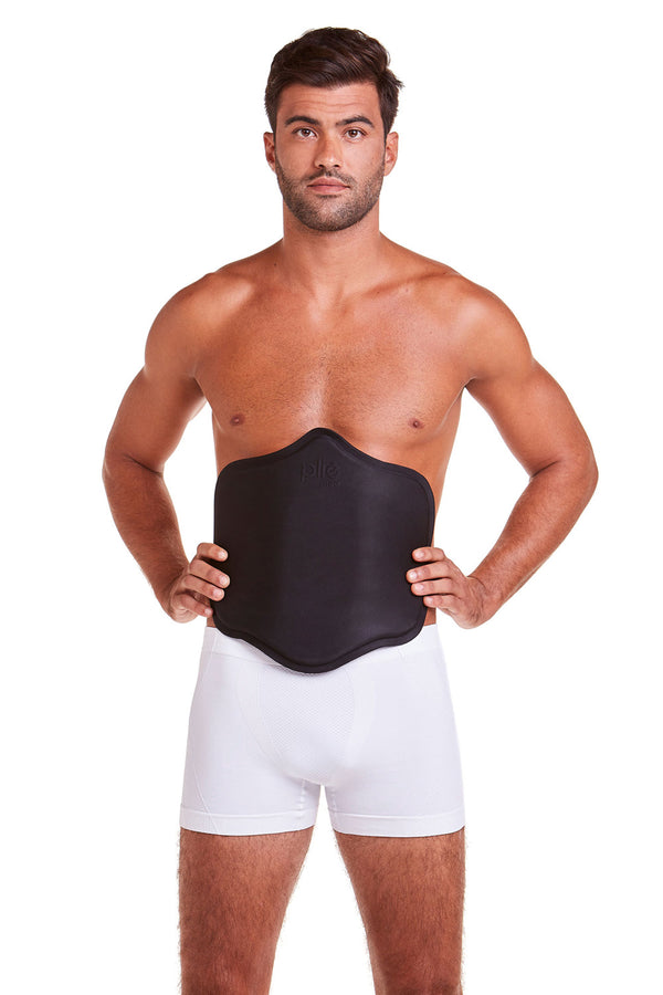 Placa Pós-Cirúrgica Abdominal Preto