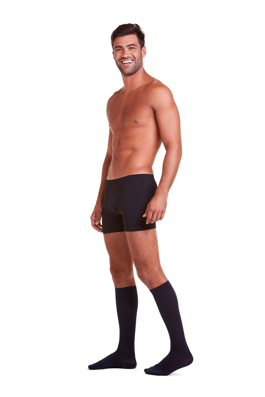 Meia De Compressão Masculina 20-30 mmHg For Men Preto
