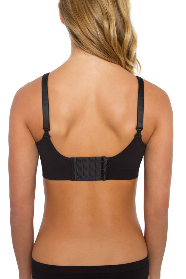 Sutiã Pós-Cirúrgico Para Prótese Externa Ou Sizer Preto