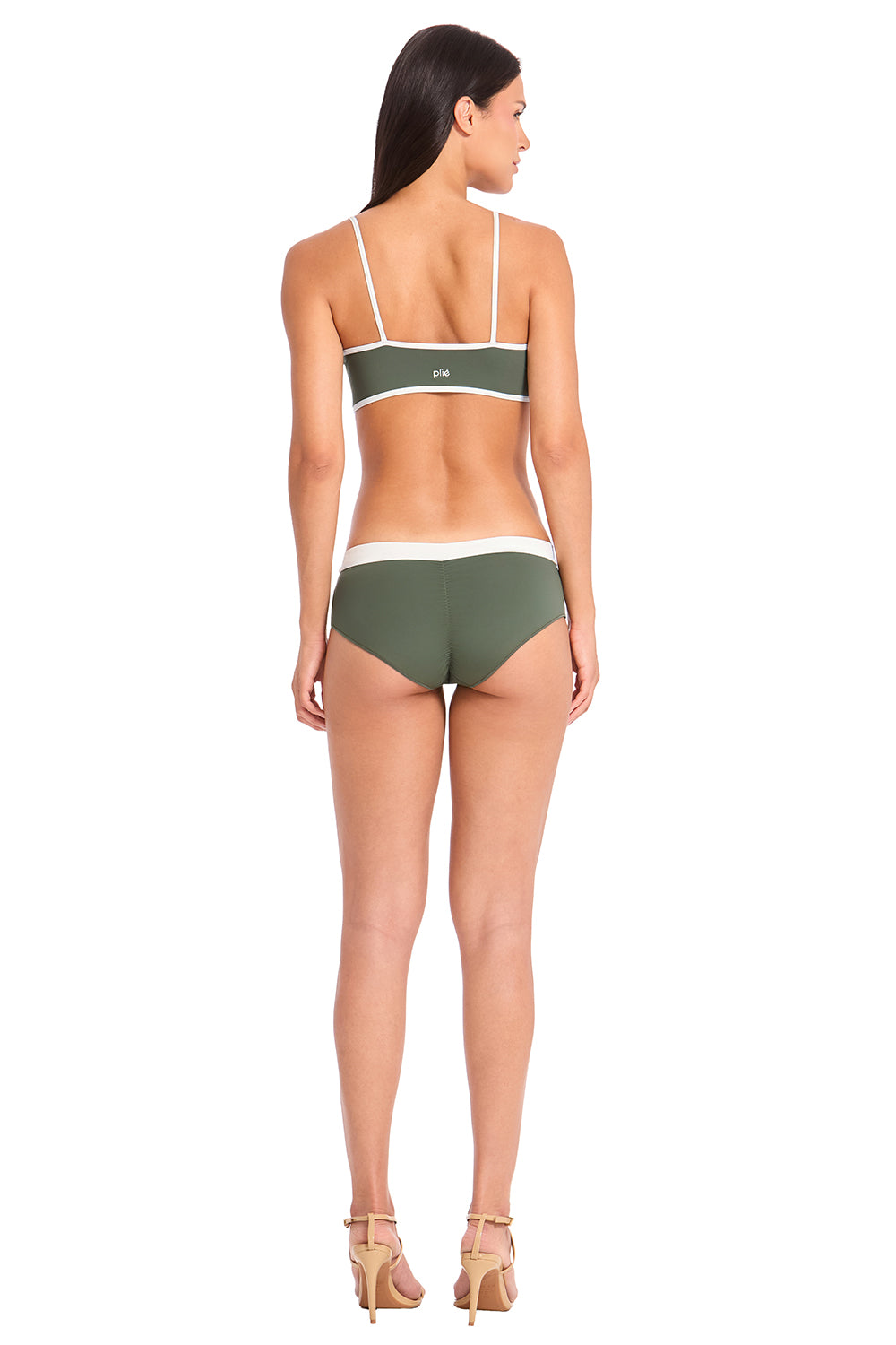 Top Drapeado Light Verde Militar
