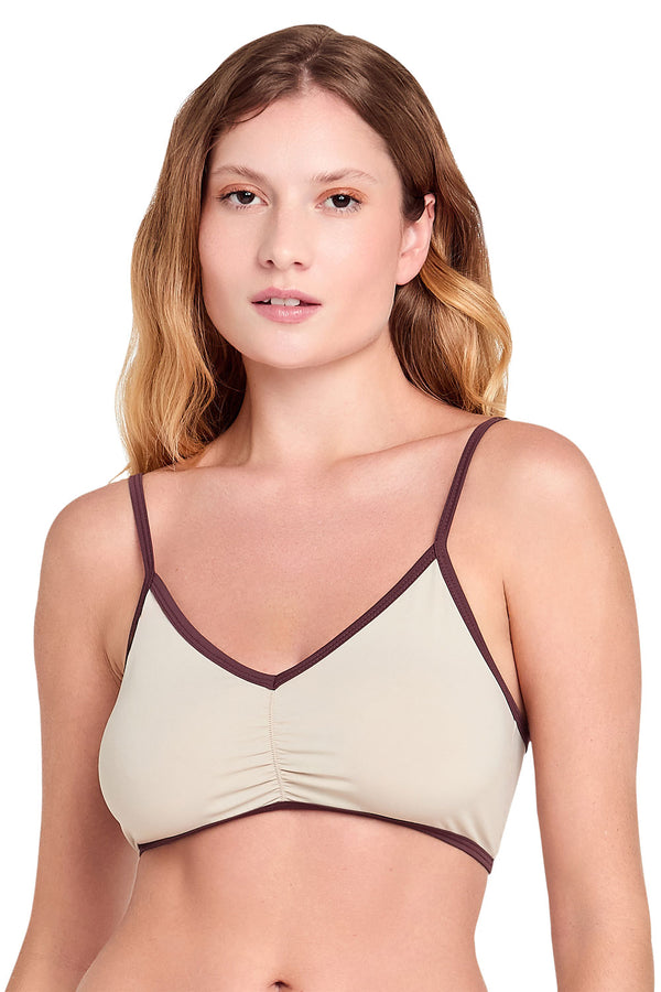 Top Drapeado Light Nude