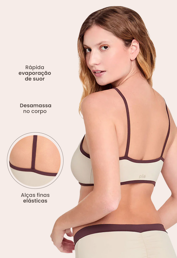 Top Drapeado Light Nude