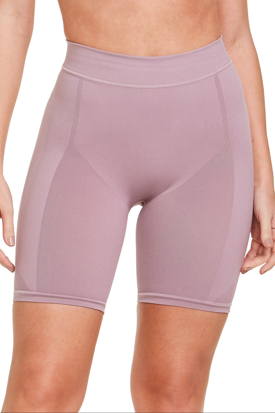 Bermuda Modeladora Cintura Média Levanta Bumbum Lilac