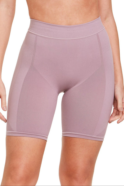 Bermuda Modeladora Cintura Média Levanta Bumbum Lilac