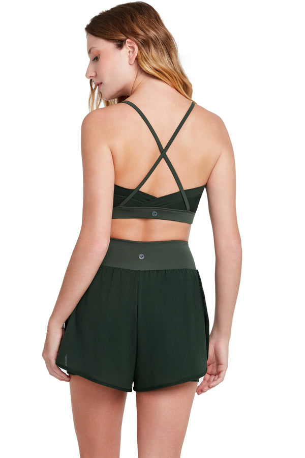 Top Fitness com Bojo Removível Illusion Verde