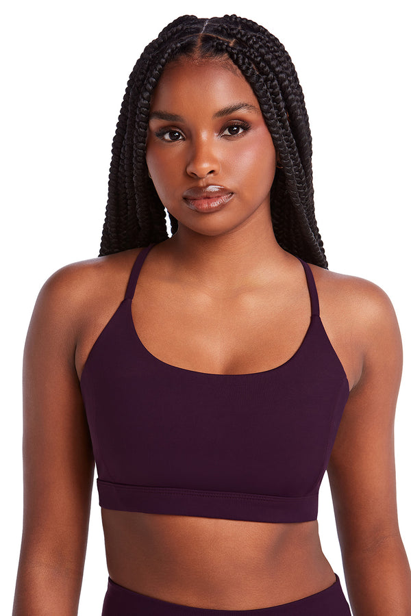 Top Fitness com Bojo Removível Illusion Roxo